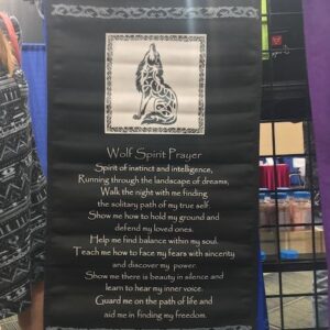 Wolf Spirit Banner at 2018 Body Mind Spirit Expo in Tinley Park