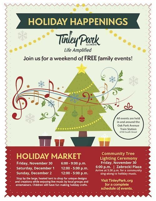 Tinley Park Christmas Tree Lighting Ceremony And Holiday Happenings