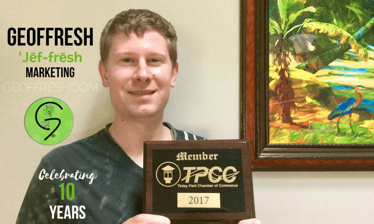 geoffresh tinley park chamber of commerce plaque 2017