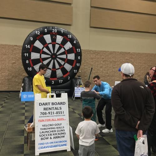 Dart Board at Discover Tinley 2019