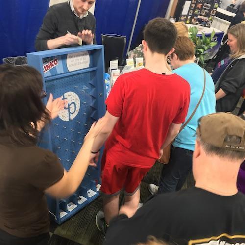 Plinko Game at Tinley Park Library Booth at Discover Tinley 2019