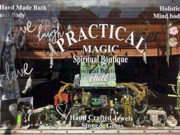 Practical Magic Boutique Widnow Store Front Sign Tinley Park