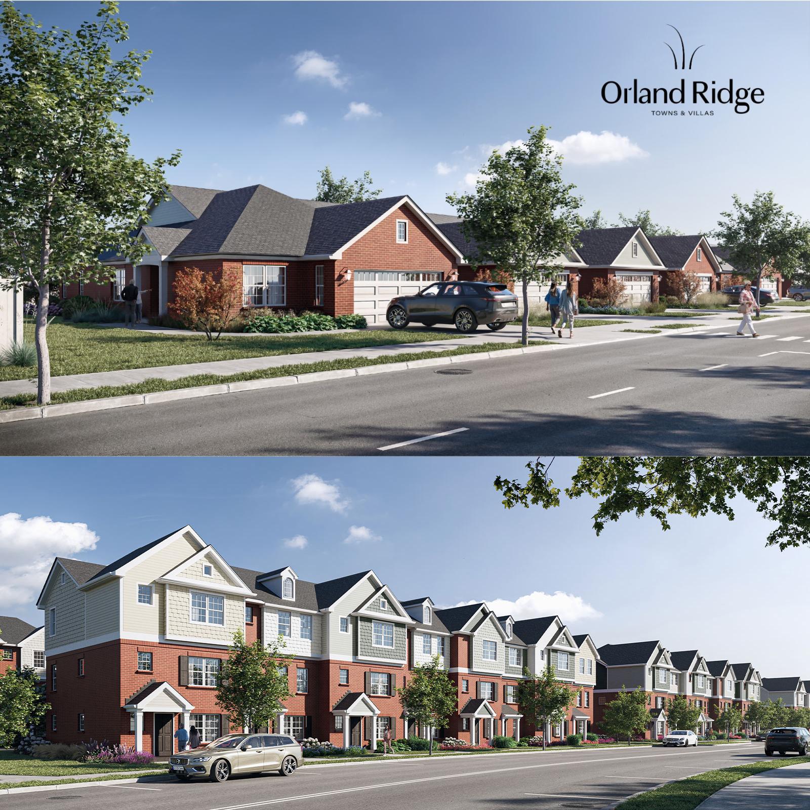 Orland Ridge Towns and Villas Leasing for June 1, 2021 Occupancy