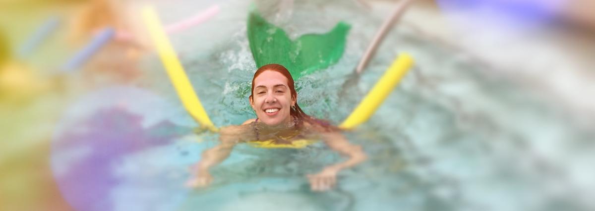 Stephanie Pyrzynski at Mermaid Swimming Lessons at Hotel Del Coronado Hotel in San Diego October 16, 2018