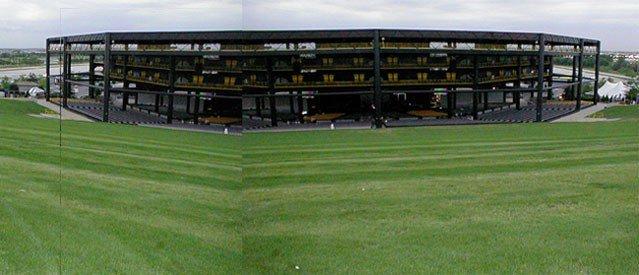 Pano shot of the Tinley Park Amphitheater.