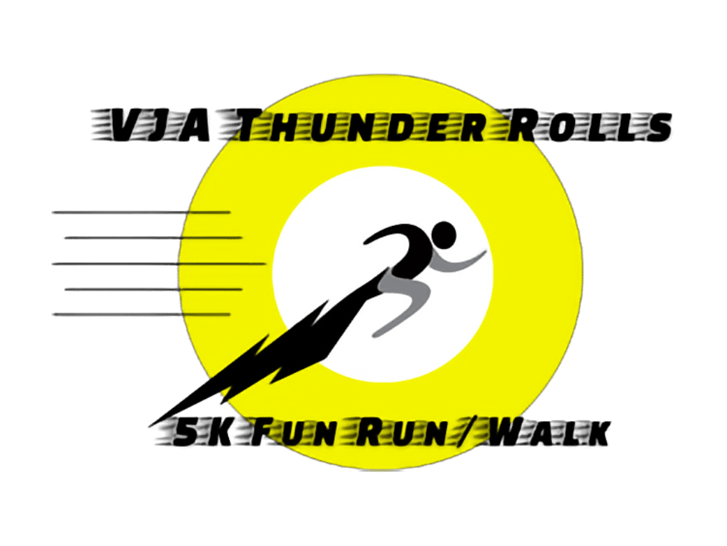 VJA Thunder Rolls 5K Fun Run Walk Logo