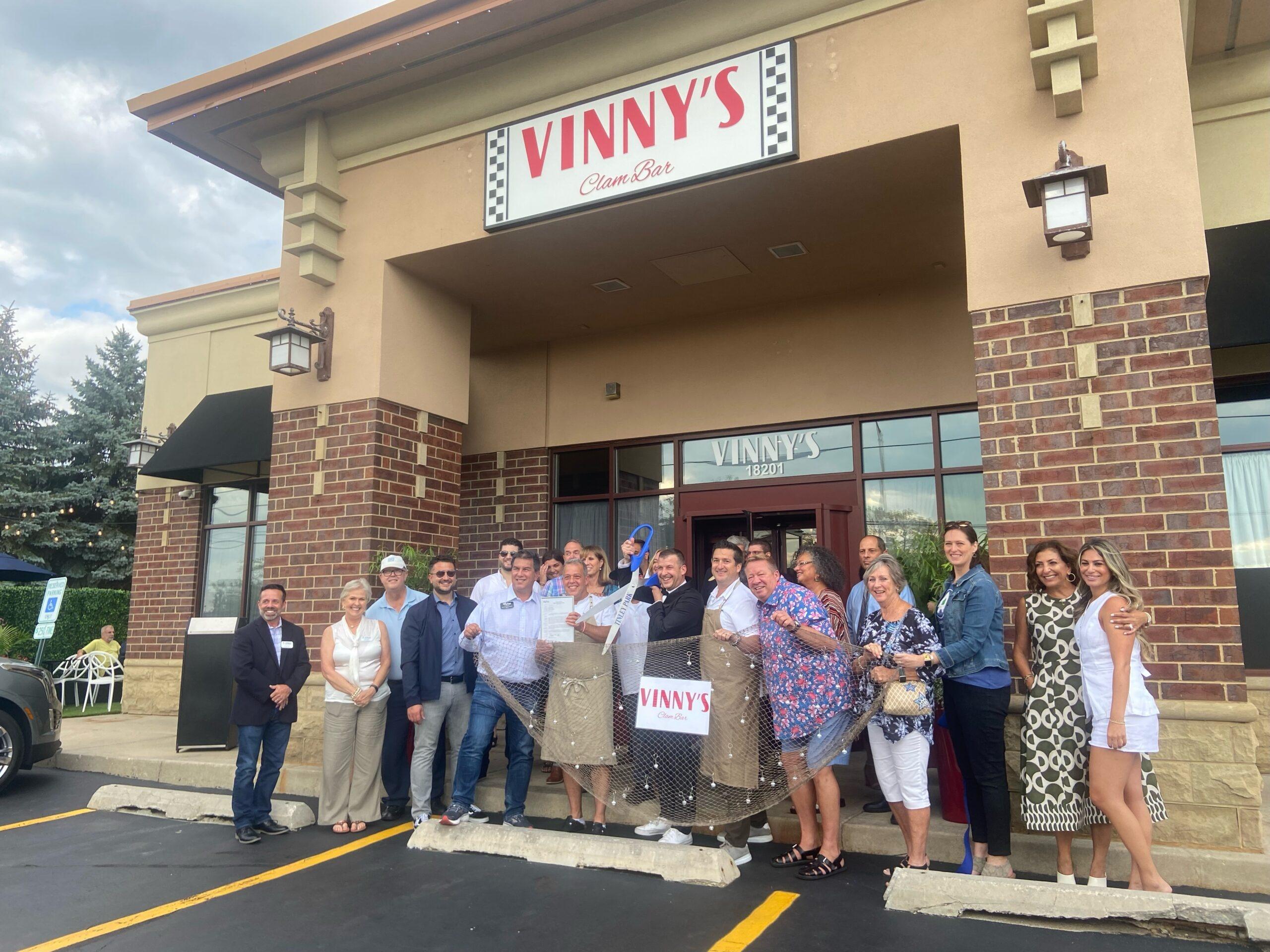 Vinny's Clam Bar Ribbon Cutting Ceremony and Grand Opening Celebration - August 17, 2023.