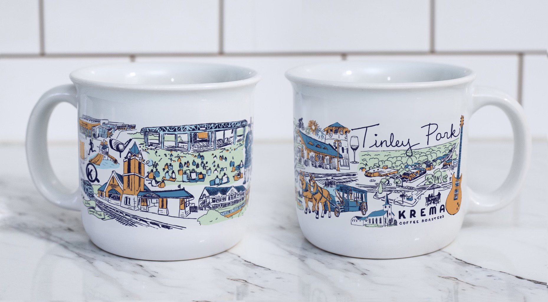 Tinley Park Mug By Ashley Ann at Krema Coffee