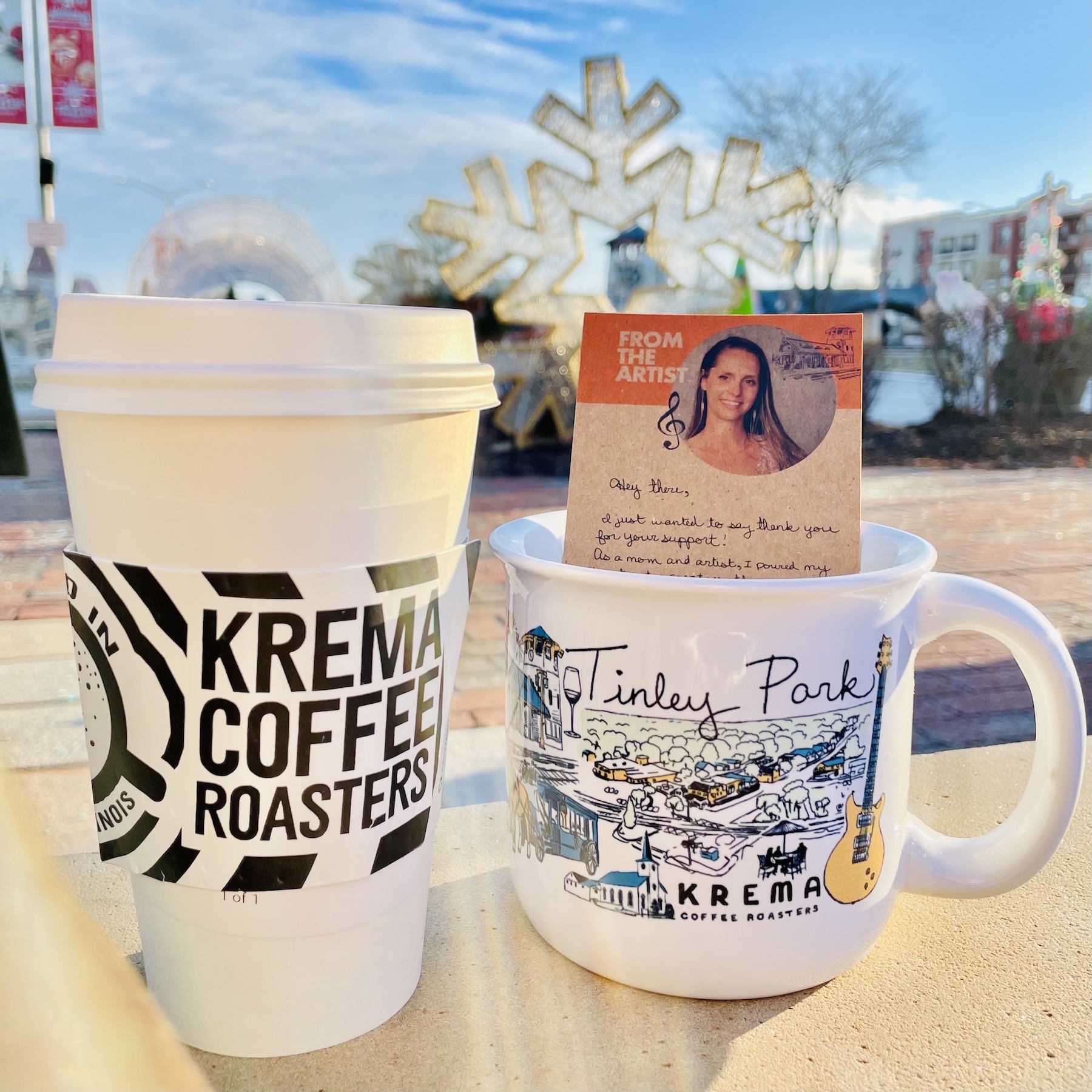 Tinley Park Mug Krema Coffee - Ashley Klockenga