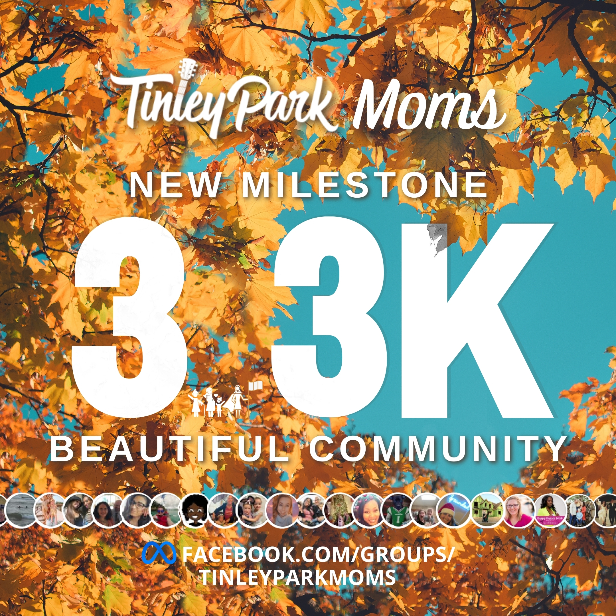 3.3K Tinley Park Moms Group Milestone