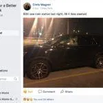 Tinley Park 80th Metra Station Parking Lot Car Slashed Tires Broken Windows