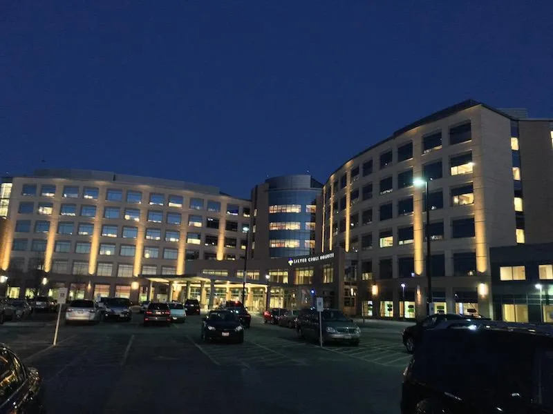 Silve Cross Hospital at Night
