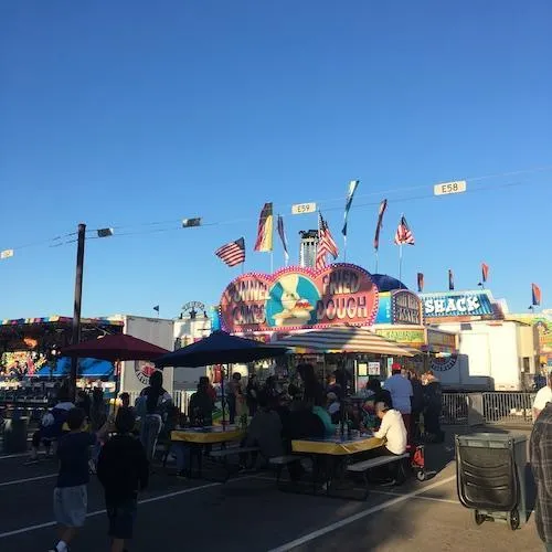 Funnel Cake Booth at Tinley Park Oktoberfest Carnival