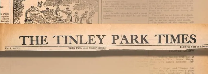 On This Day In Tinley Park History — July 26, 1935