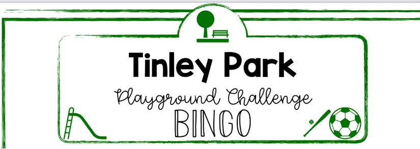 Tinley Park Playgrounds Bingo Challenge
