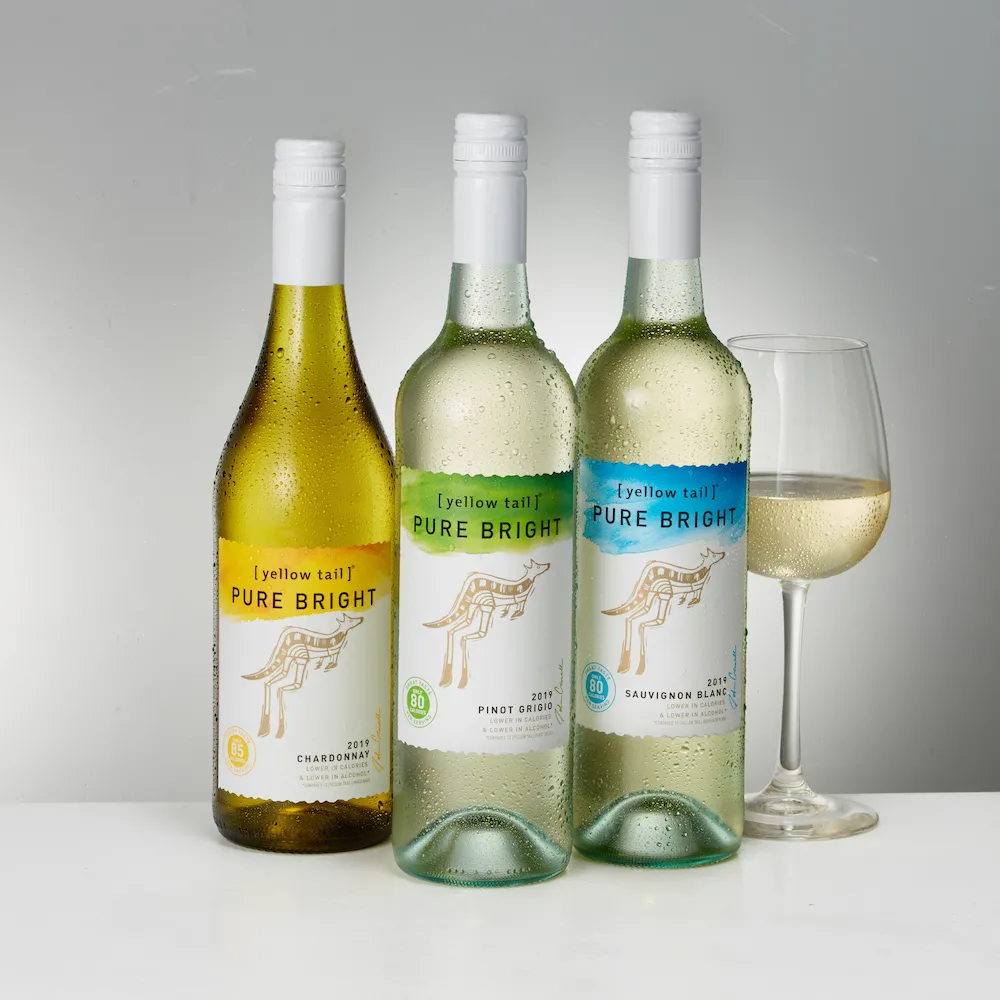 Trio of Yellowtail Pure Bright Bottles
