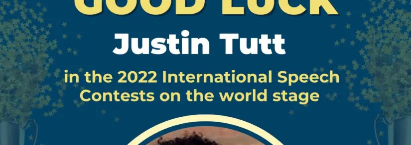 Chicago Resident Advances in World’s Largest Speech Contest — Justin Tutt