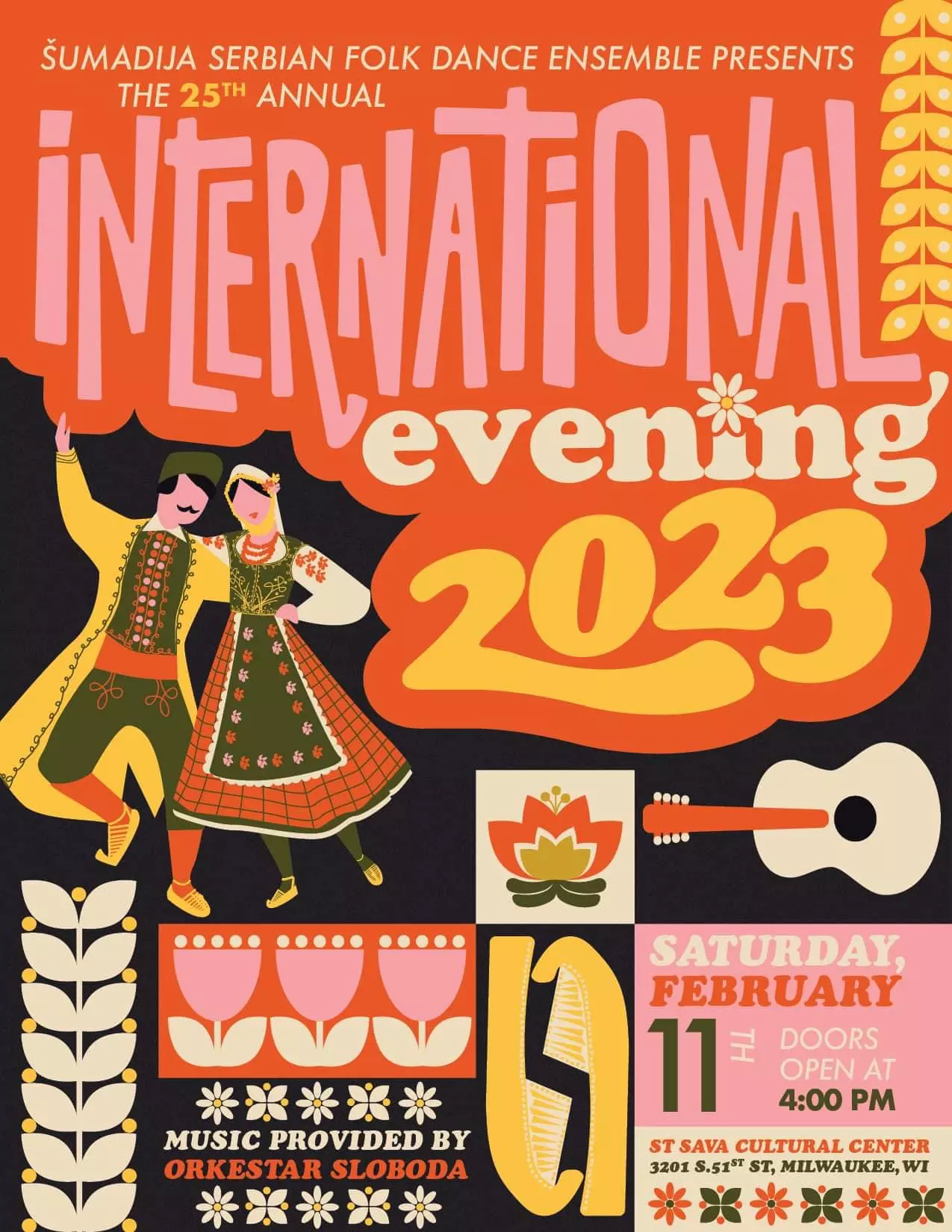 International Evening 2023 – The Folk Dance Celebration’s 25th Year