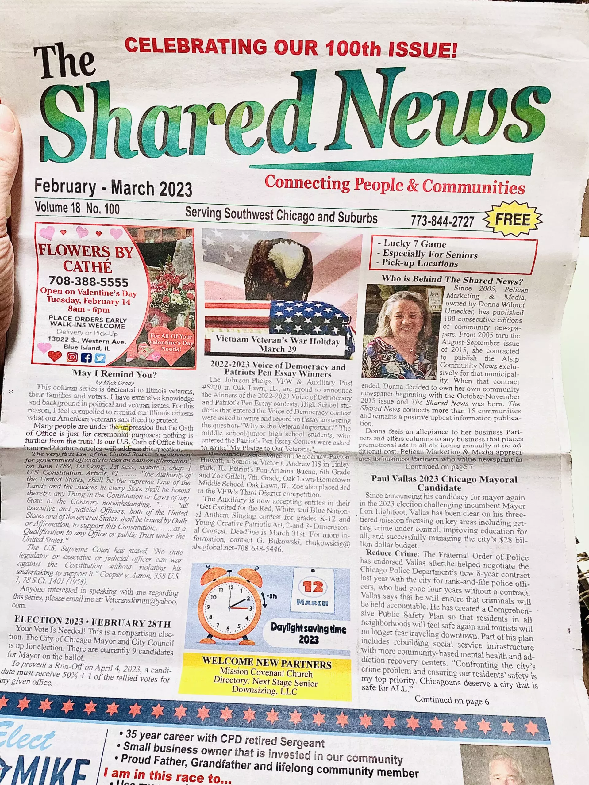 About Woman-Owned Chicago South Suburban Newspaper: The Shared News