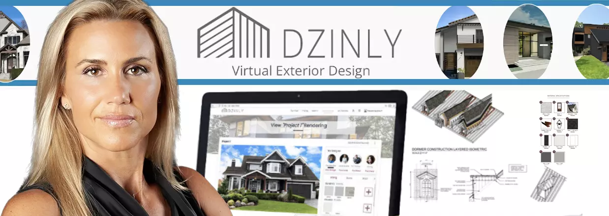 Q&A With Dzinly Co-Founder Jackie Mosher On Virtual Exterior House Design