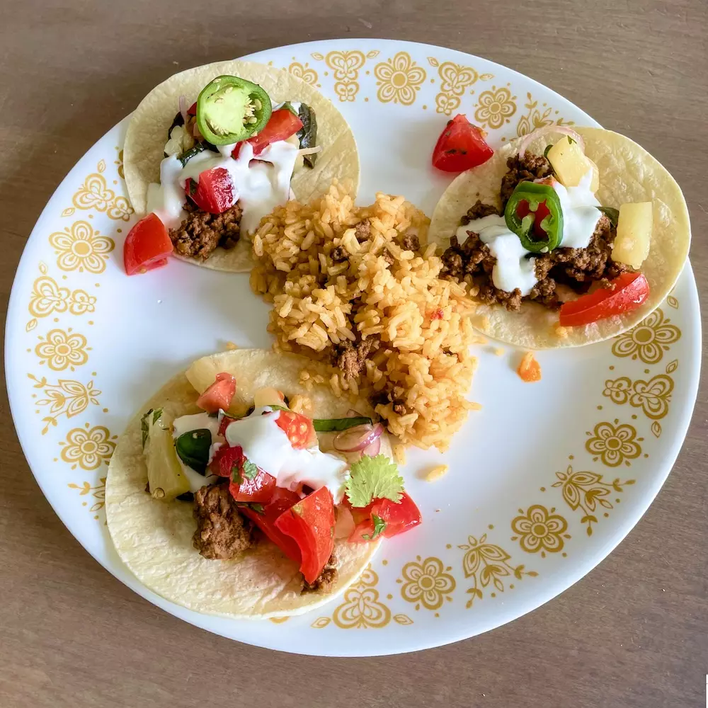 Poblano Pineapple Tacos – Beef Tacos Recipe